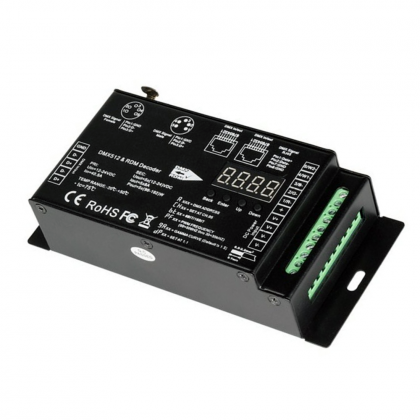 High-Power 5-Channel DMX512 & RDM Decoder for RGB+CCT Lighting Control