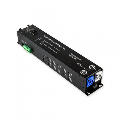 Integrated DMX512 Decoder & LED Power Supply | 190W 12V 6-Channel