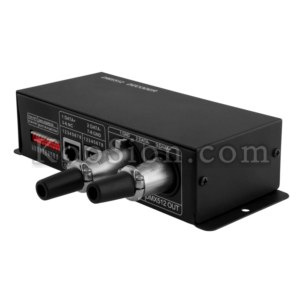 KooSion Professional 8-Way Wireless DMX512 Splitter and Opto-Isolated Amplifier