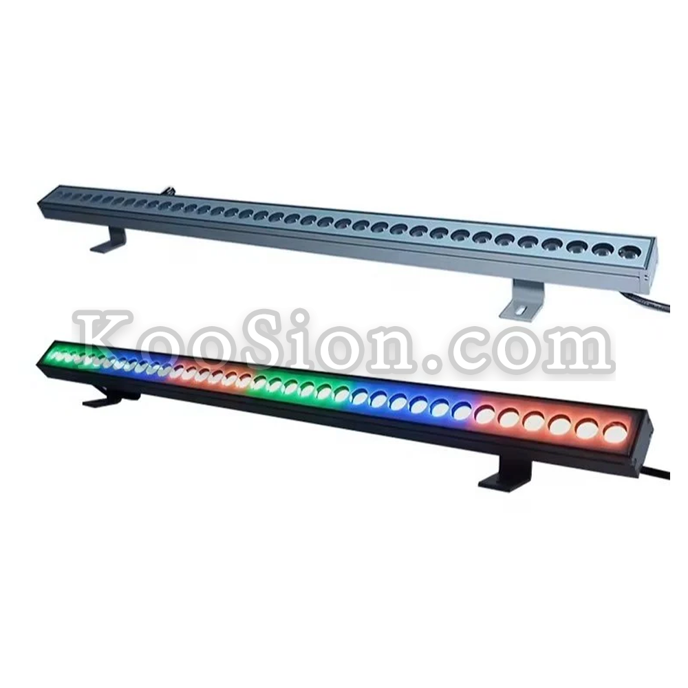 Professional DMX512 RGBW Linear Wall Washer for Building Facade