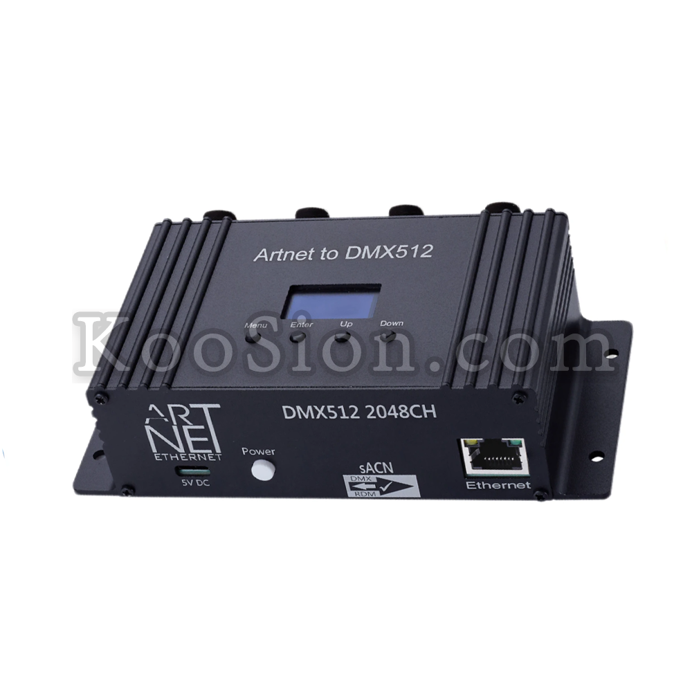 Art-Net to DMX512 Controller with Ethernet sACN and RDM Support for Professional Lighting